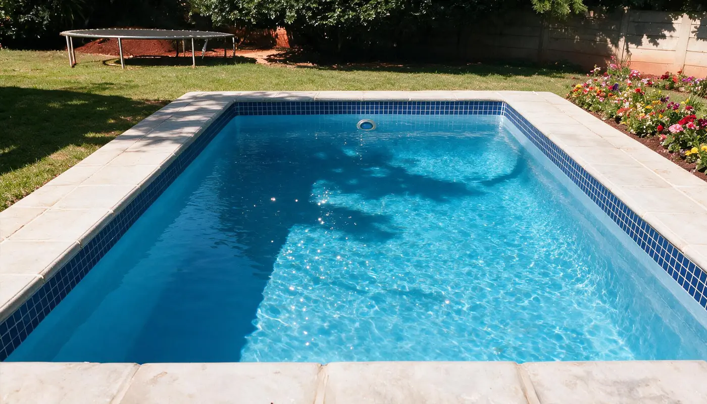 Marbelite pool after complete renovation and resurfacing