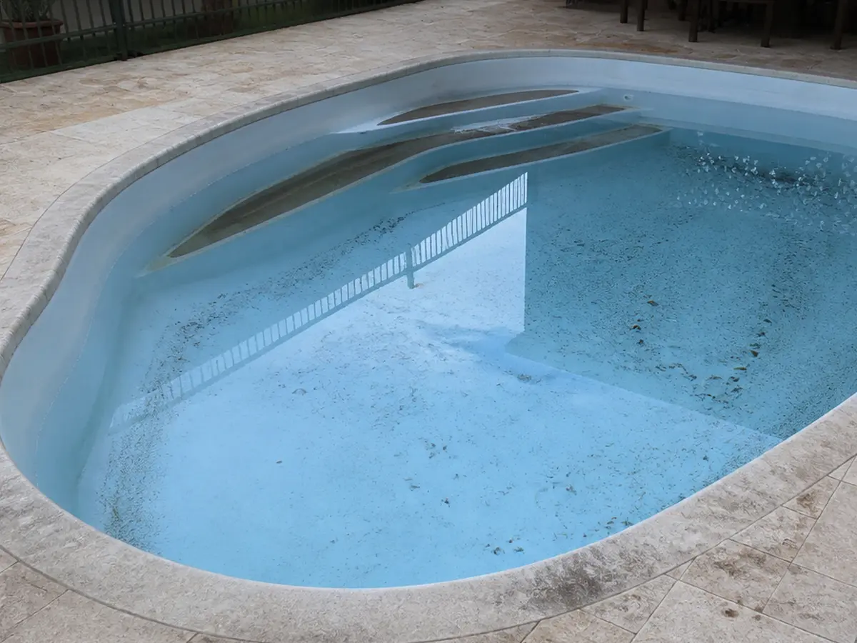 Fibreglass swimming pool losing water