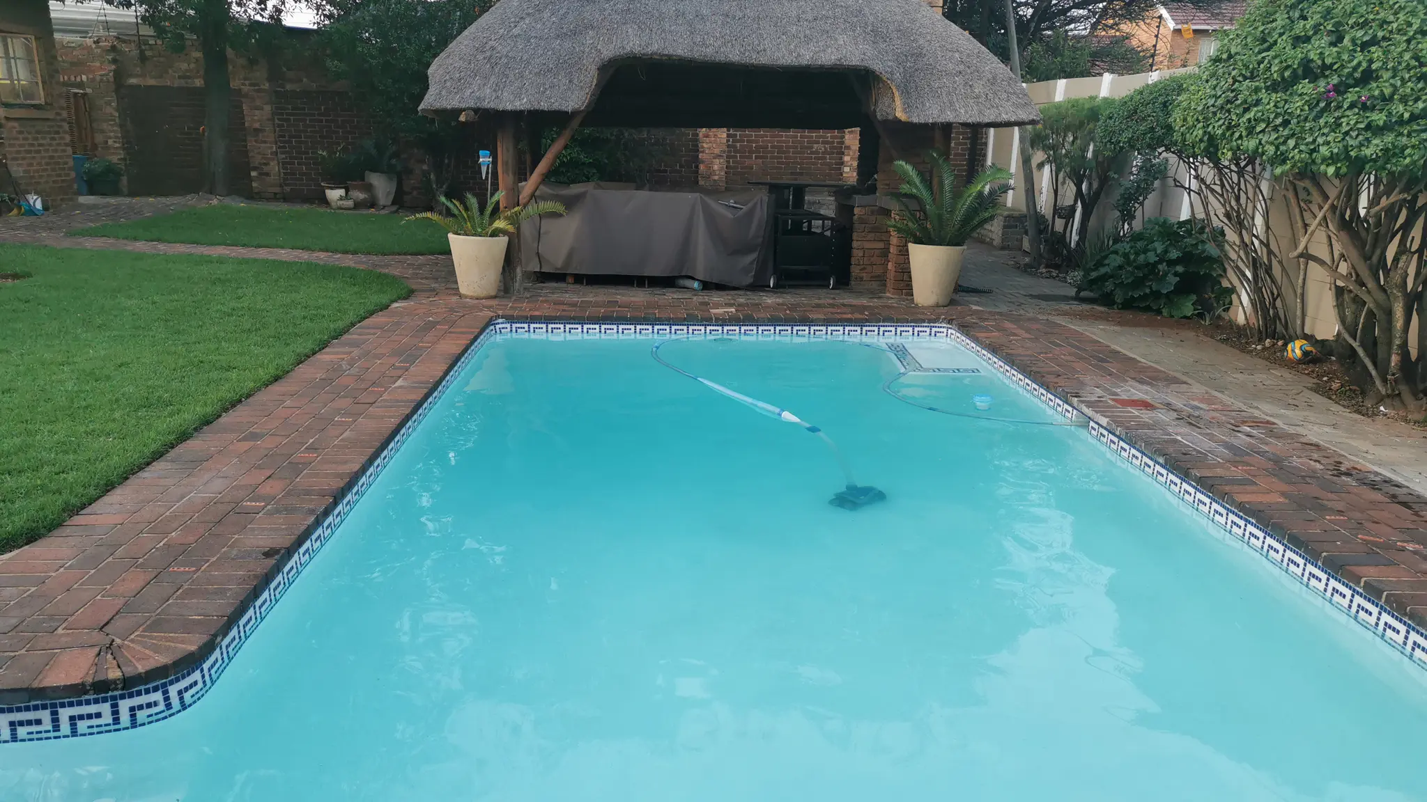 Swimming pool after fibreglass relining