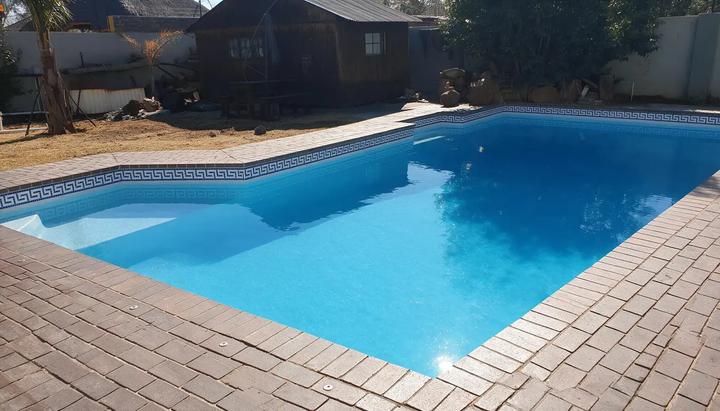 Completed Marbelite swimming pool renovation