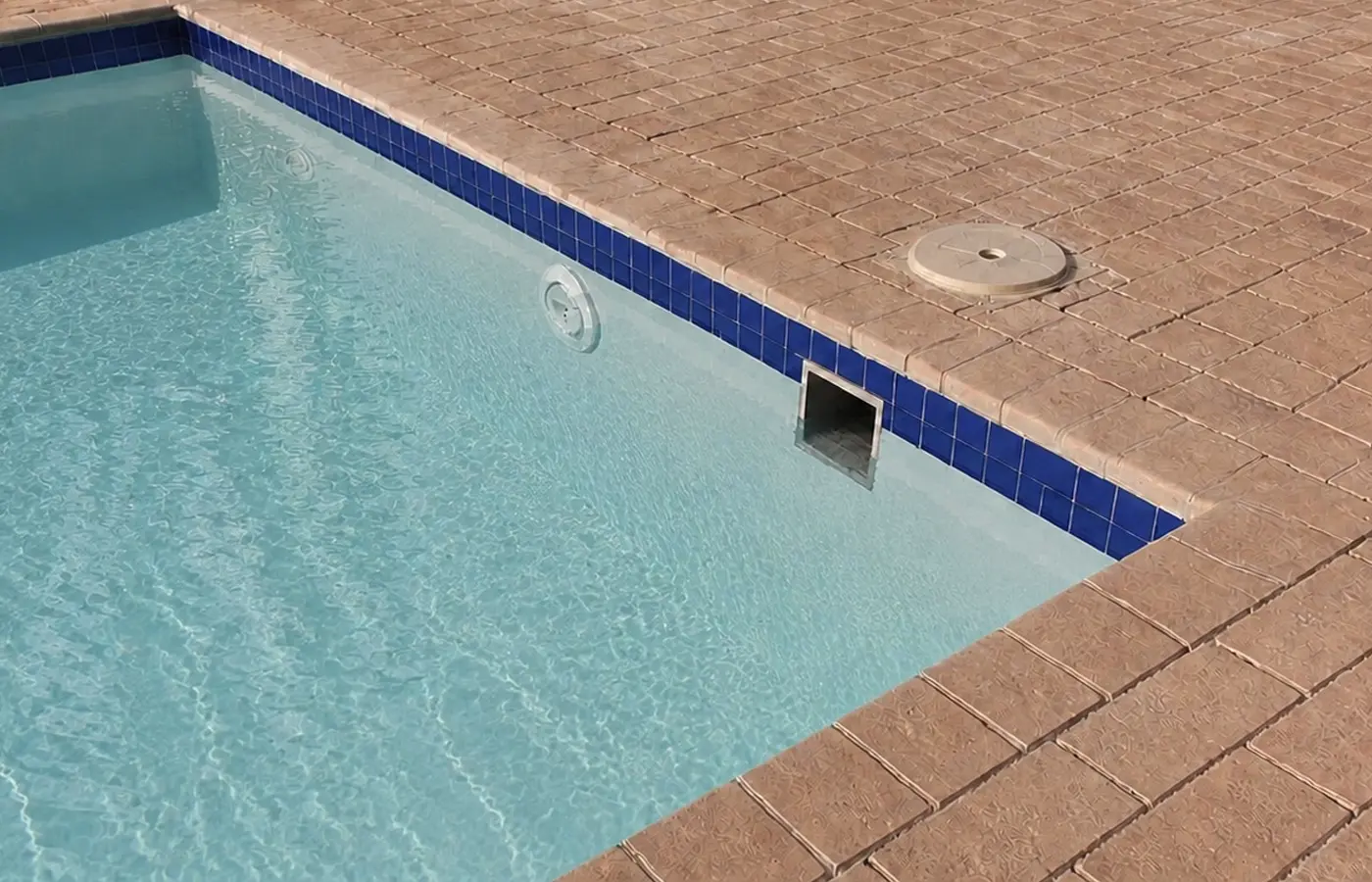 Swimming pool refilled after completed leak repair